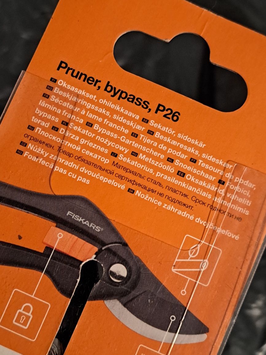 Fiskars nowy sekator orginal