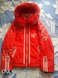 Куртка зимняя Sportalm размер L ярко красная