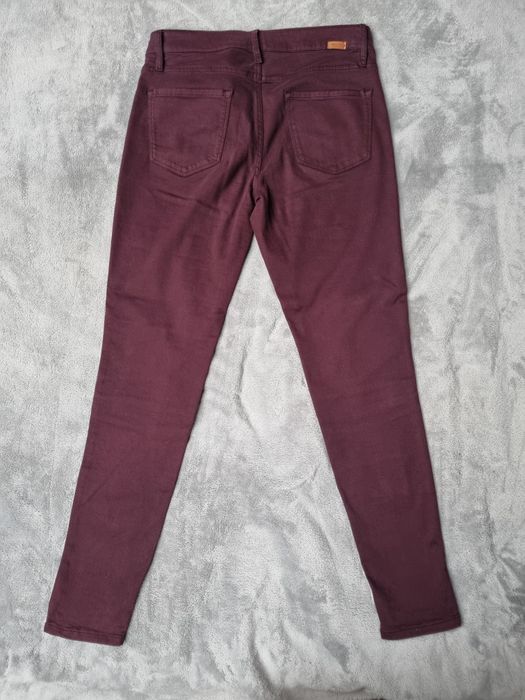 Bordowe spodnie Massimo Dutti, rozm. 40