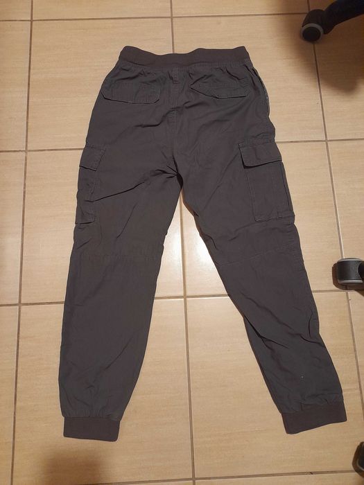 2 szt spodnie bojówki 146