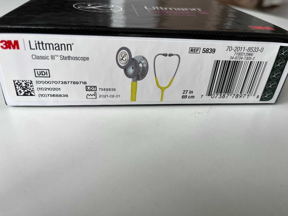 Stetoskop Littmann Classic III limonka ref.5839