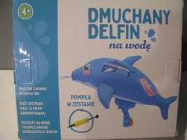 dmuchany delfin sikawka strzela wodą z pyszczka pistolet na wodę 72cm