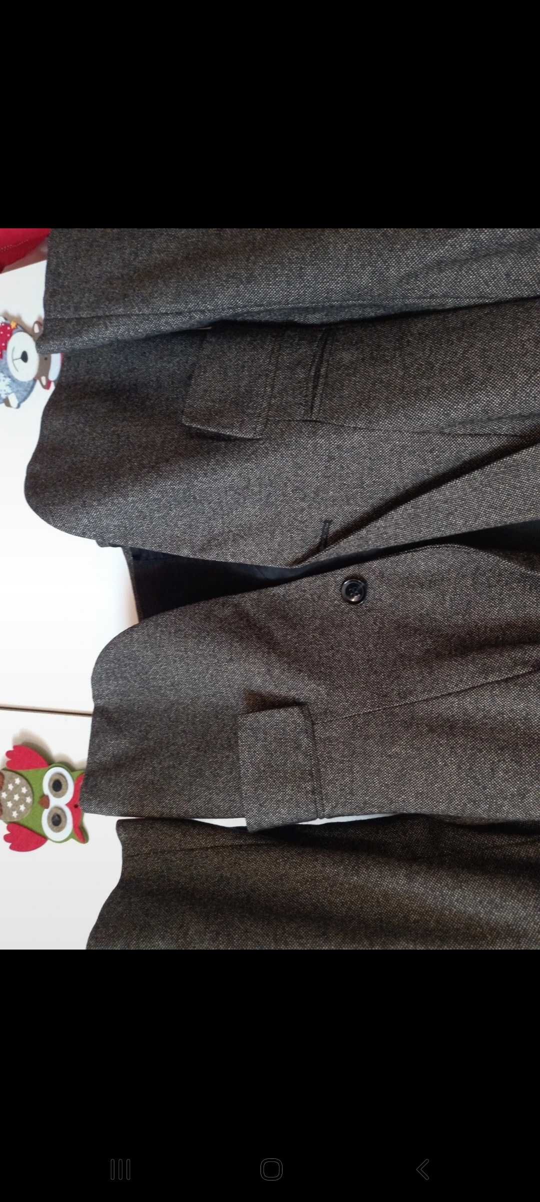 Blaser cinzento e preto mesclado - M - Zara