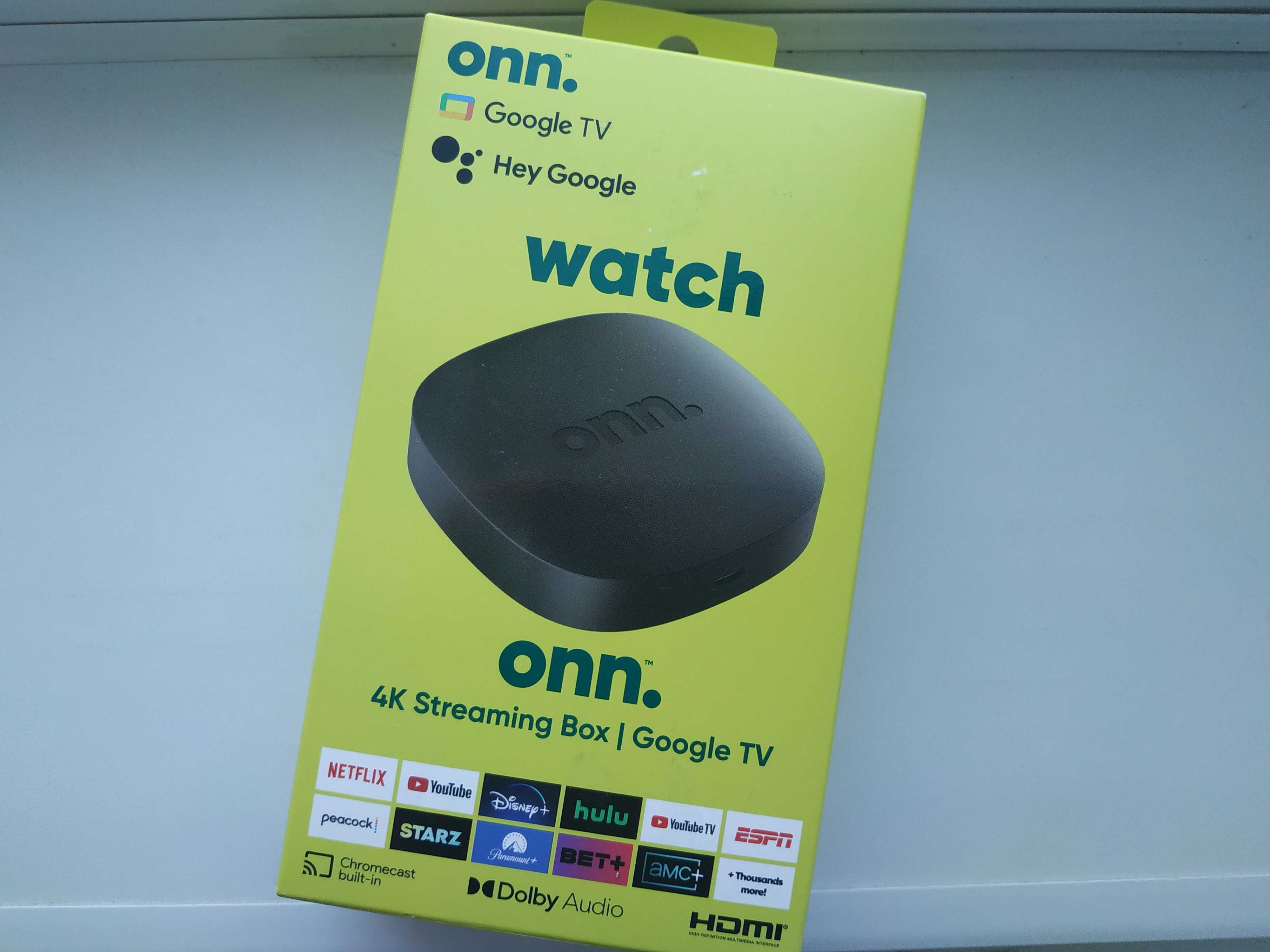 Onn TV Box 4k. Новий.