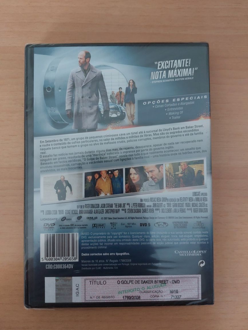 DVD Novo e Selado - O Golpe de Baker Street