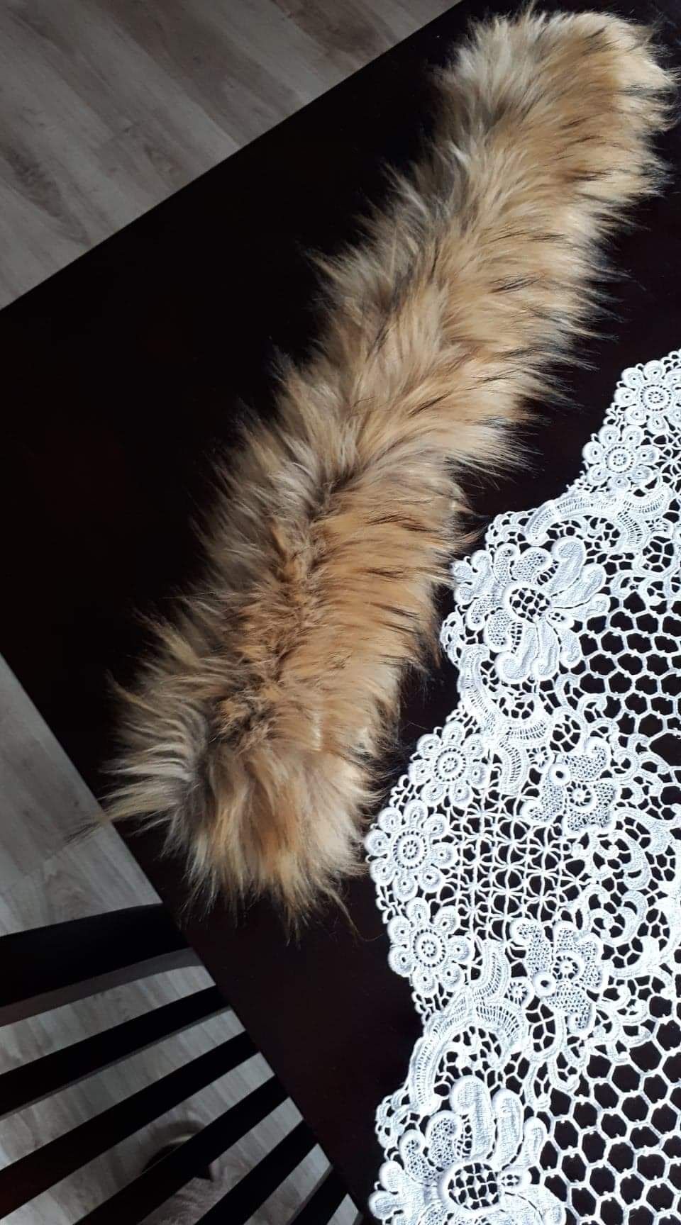 Futerko ekologiczne jenot obszycie dopinka do kaptura