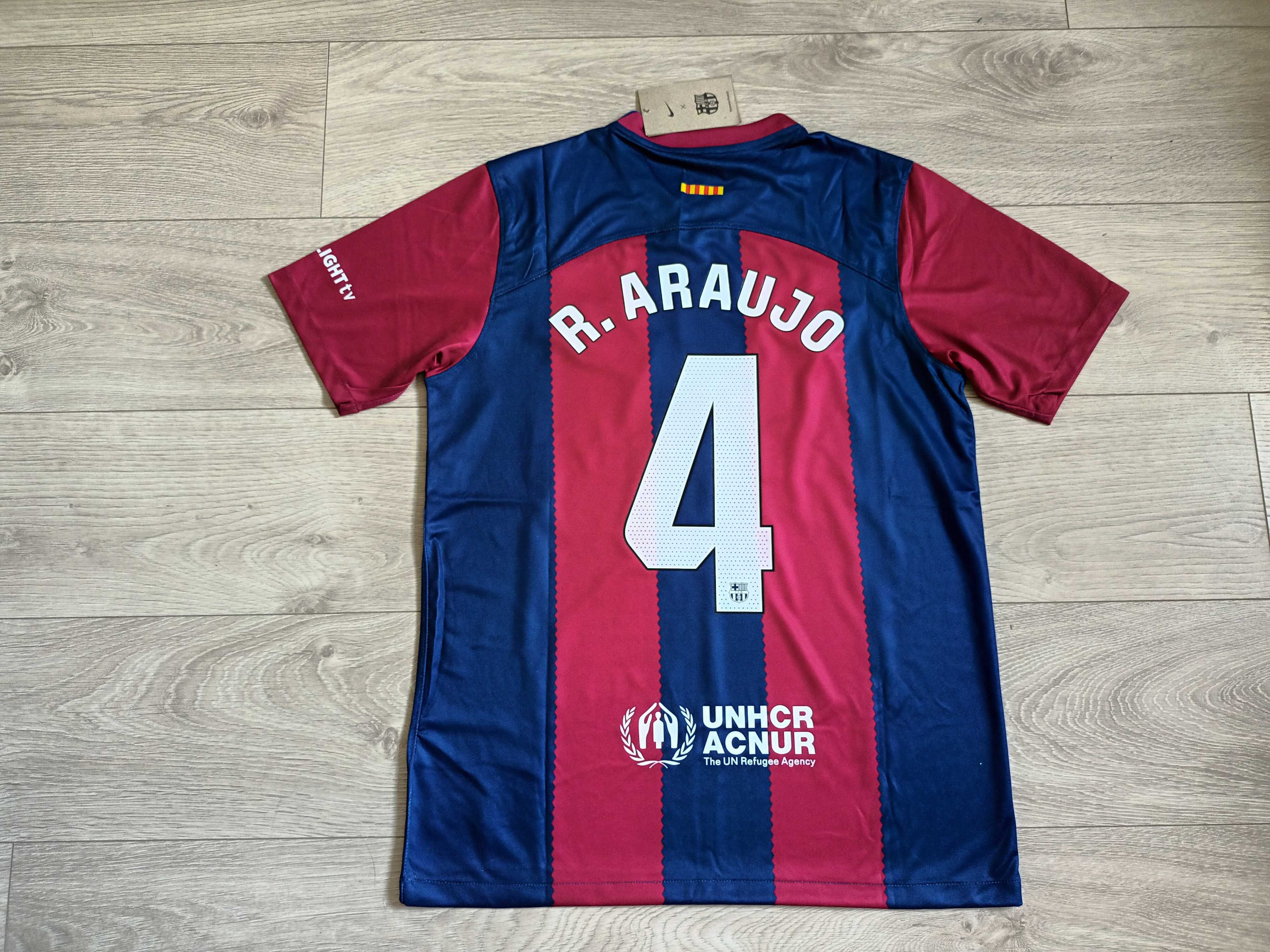 2023/2024 Koszulka FC BARCELONA R. ARAUJO 4 23/24 w 24H S M L XL XXL