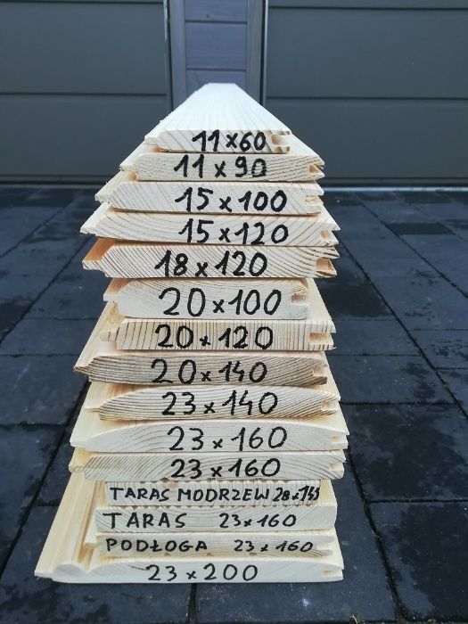 15x100!! Podbitka szalówka deska elewacyjna taras podłogowa transport