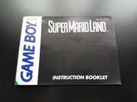 Super Mario Land Gameboy Instrukcja