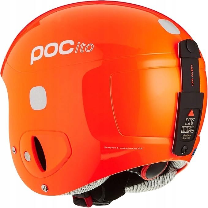 Kask narciarski POC POCito SKULL pomarańczowy r. XS/S 51-54 cm
