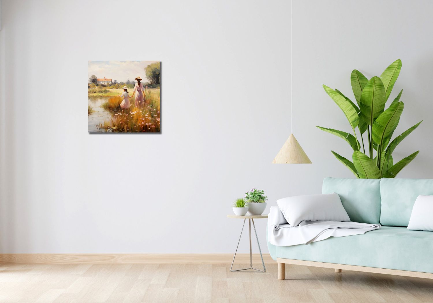 Obraz 50x50cm Wiejskie Połączenie