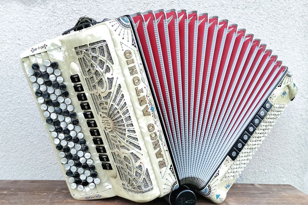 Włoski akordeon guzikowy Ranco Antonio Cassotto - świetny stan !