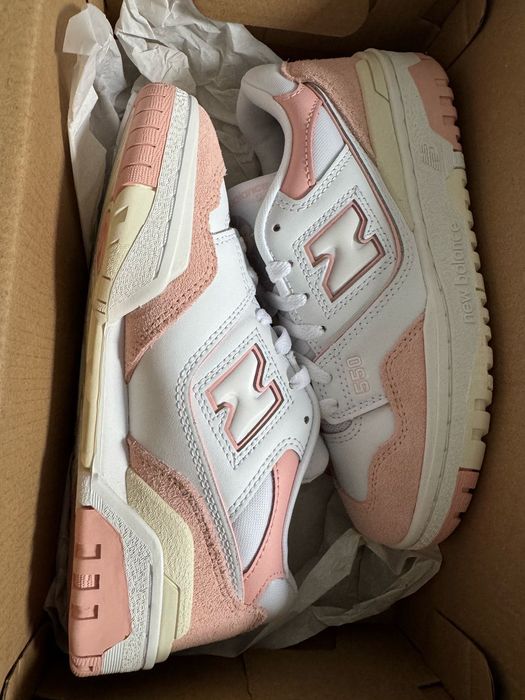 Nowe sneakersy damskie NEW BALANCE białe różowe 37