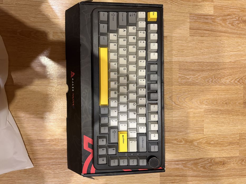 Клавіатура AJAZZ AK820 Black-Yellow Ігрова Дротова Механічна