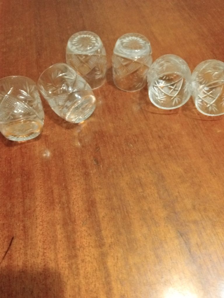 Чарки,маленькі склянки, комплект для шести персон,ромір-4-5, об'єм-50