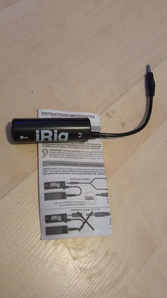 iRig z instrukcją