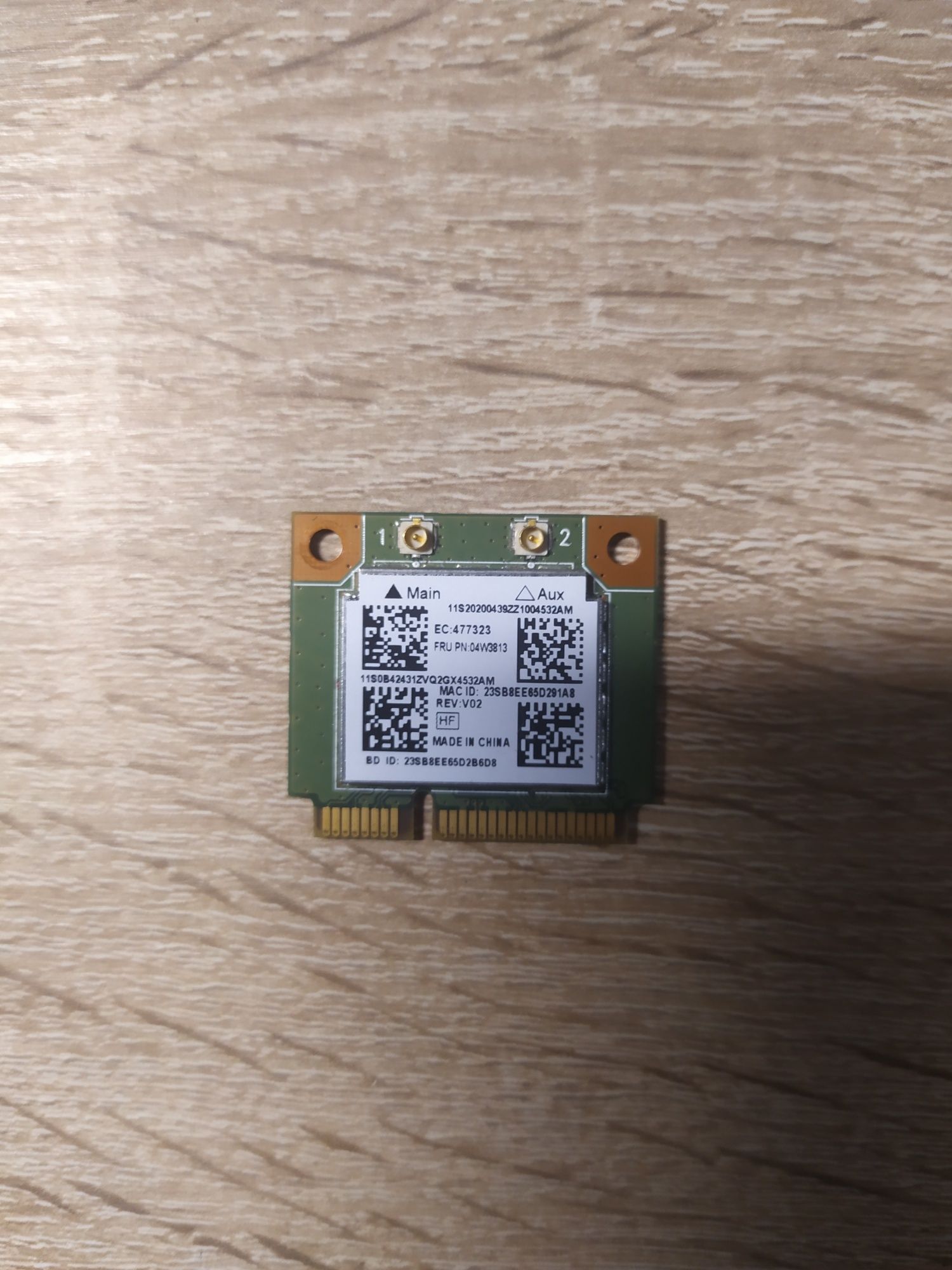 Kata sieciowa do laptopa model RTL8723BE