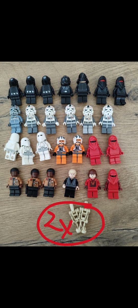 Figurki lego Star Wars każda 20 zł sztuka