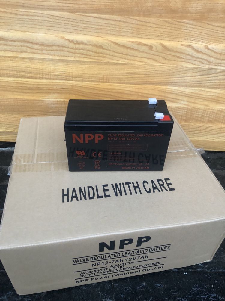 Акумулятори NPP, Long 12V 7, 17, 100 А/h для безперебійників