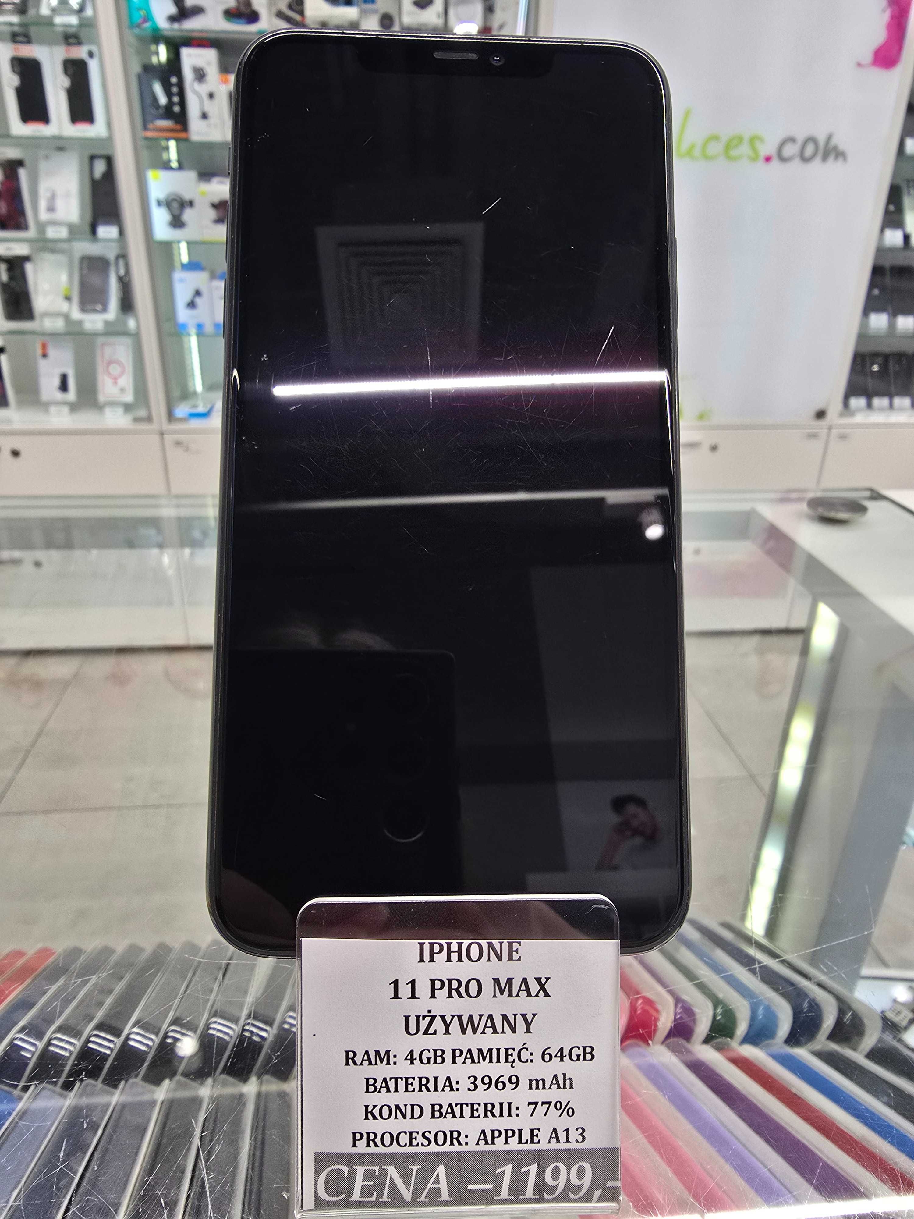 Iphone 11 Pro Max 64GB Bat 77% Telakces Felicity *Raty 0%