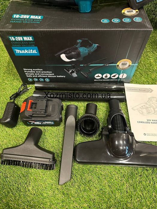 Акумуляторний автомобільний пилосос Makita DCL184ZW-2Li (48V, 6AH)