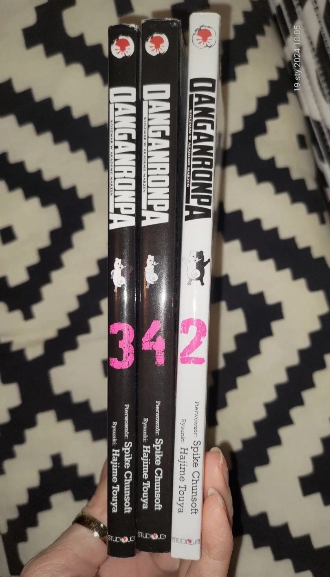 Danganronpa manga anime tom 2,3,4