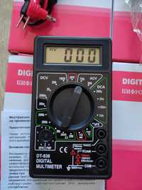 DT838 мультиметр с прозвонкой и термопарой