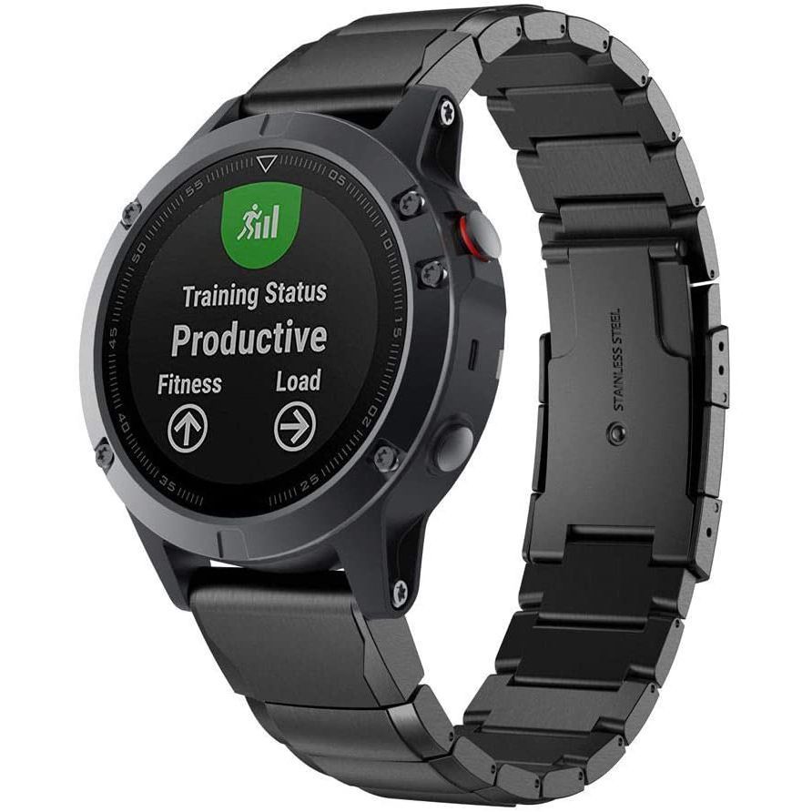 Bransoleta Garmin Fenix 3 / 5X / 3Hr / 5X Plus / 6X / 6X Pro Black