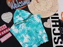 H&M - śliczna bluza oversize tie dye r 110/116