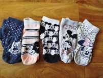 Zestaw 5 par dziewczęcych myszka Mickey
