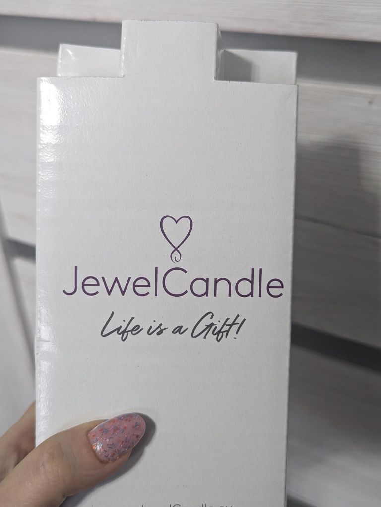 Świeca Jewel candle ze srebrnymi kolczykami próba 925