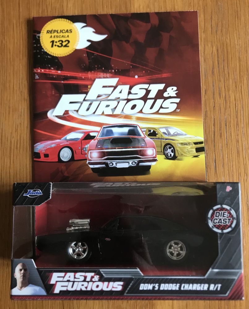 Fast & Furious Dom’s Dodge Charger R/T (Jada 1:32) + Folheto/Poster
