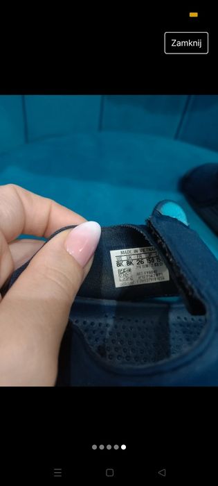 Sandały Adidas rozmiar 26