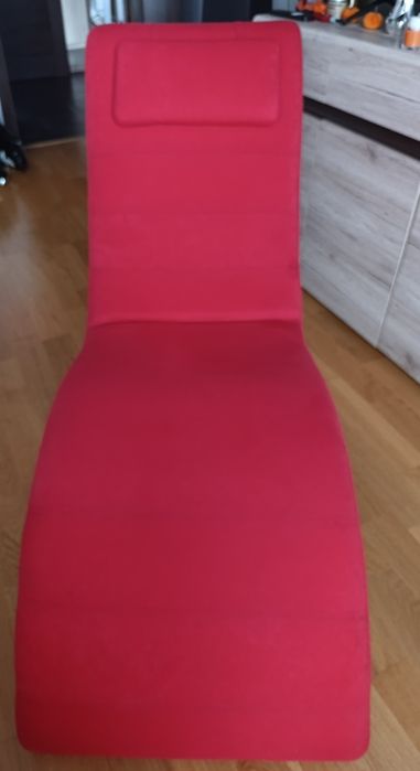 Fotel szezlong czerwony