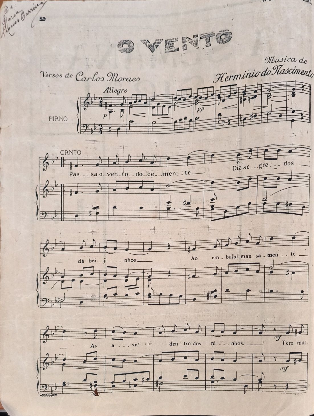 Revista Musical Antiga - "A Semana Musical" (15 de Fevereiro de 1923)