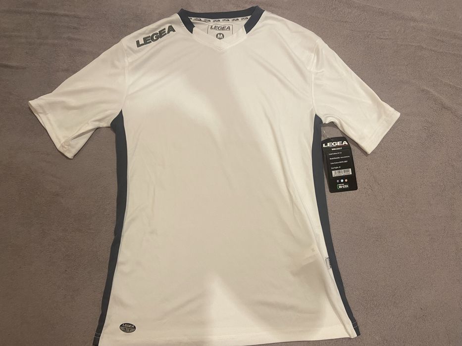 Koszulka biała T-shirt z metką nowa sportowa Legea M