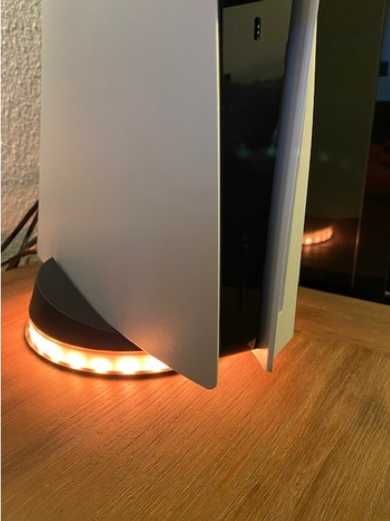 Playstation 5 PS5 - Suporte decorativo com luz led