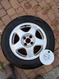 Felgi aluminiowe z oponami opel vectra b 15" 4x100