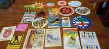 30 Autocolantes antigos