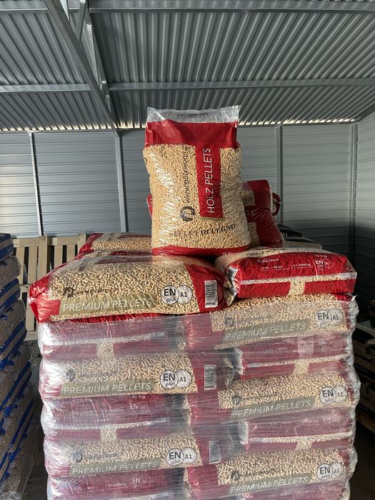 Pellet Drzewny Holz Premium A1 EnPlus 5.1KW/KG Iglasty Jasny