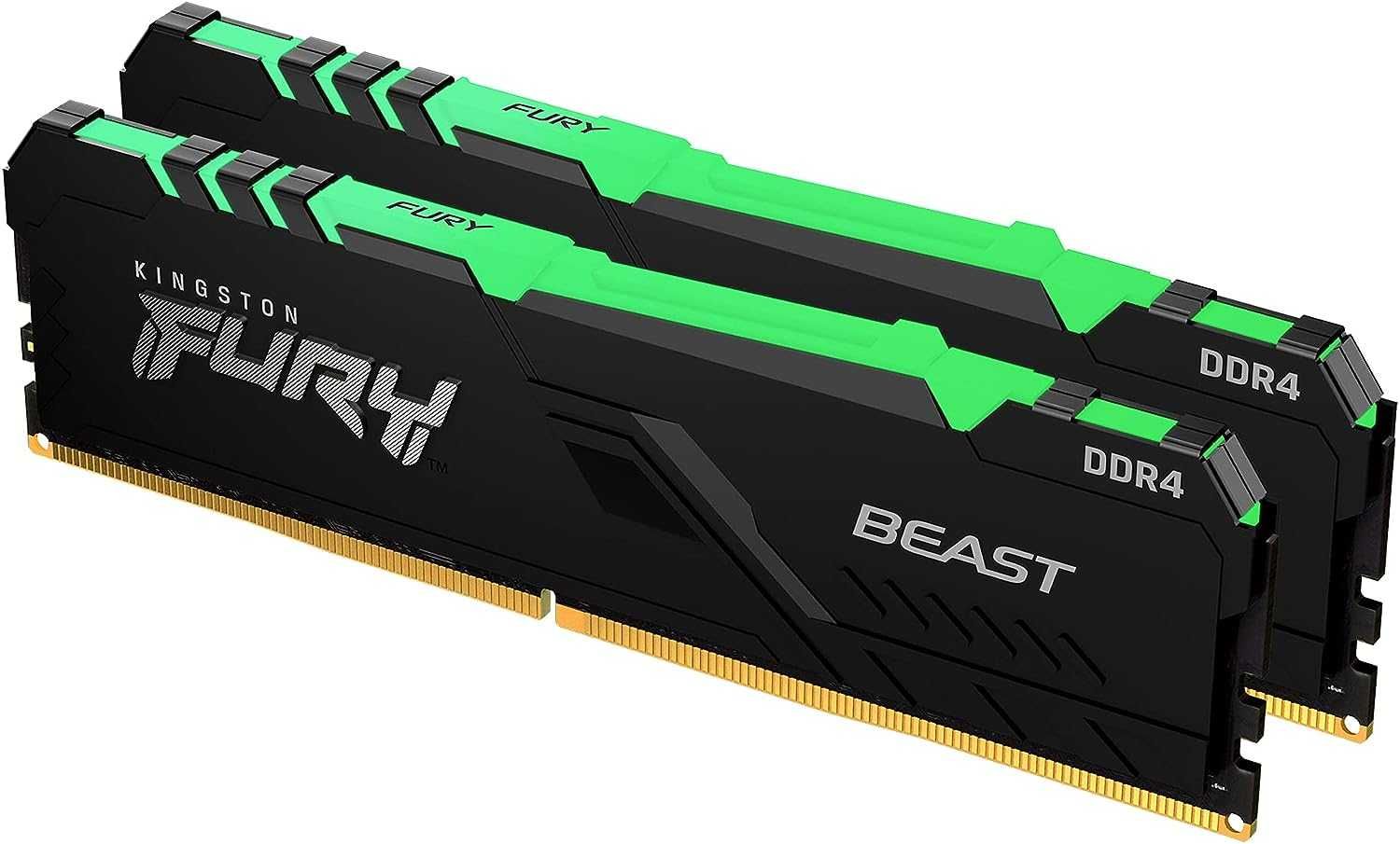 KIT Kingston FURY Beast RGB 16GB (2x8GB) 3200MT/s DDR4 CL16