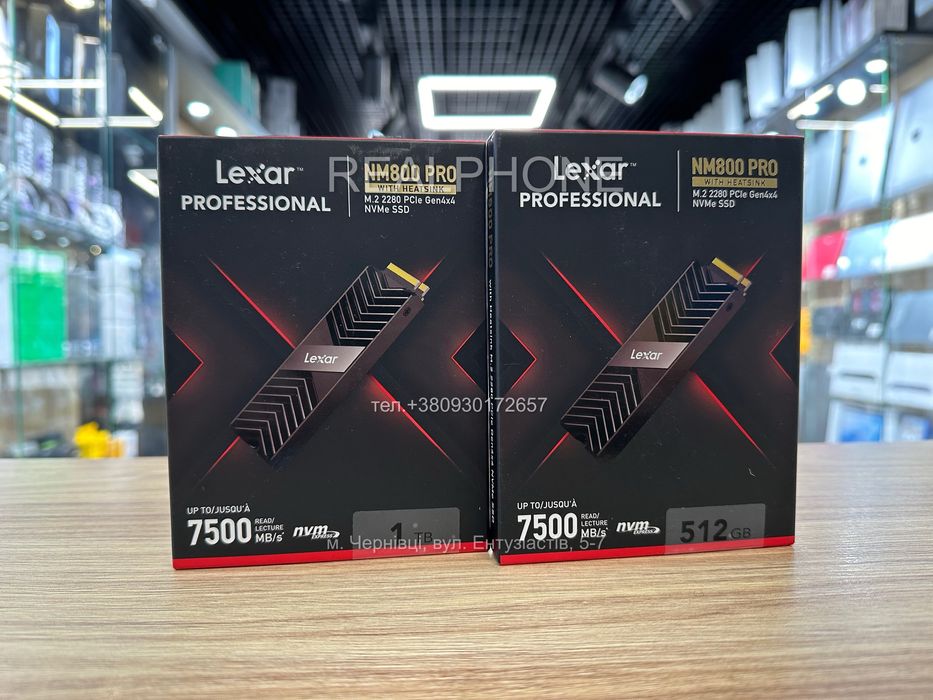 Накопичувач SSD Lexar NM800 Pro 512GB