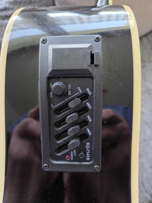 Gitara elekrtakustyczna Harley Benton D - 120 CE BK. Pokrowiec, pasek.