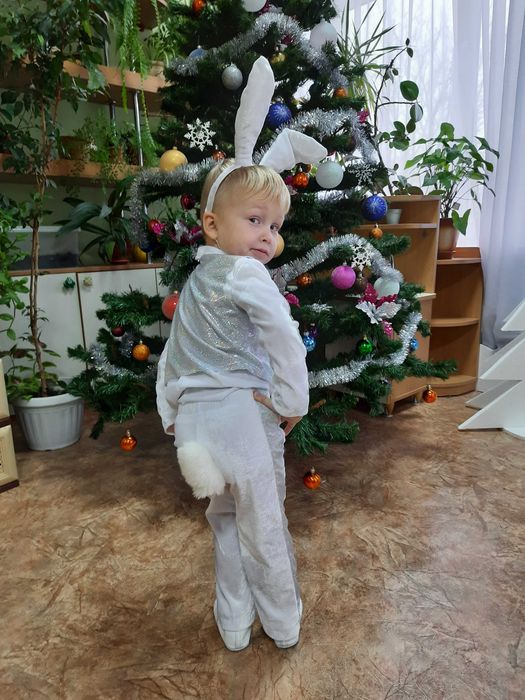 Карнавальный костюм Зайчик, Петрушка, Солнечный лучик/ Промінчик