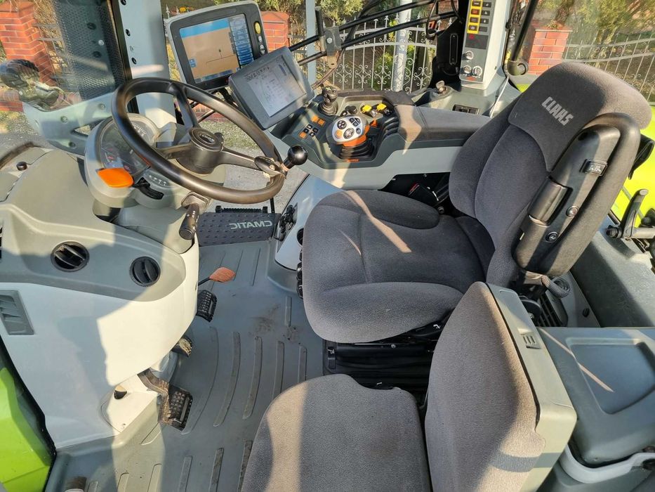 Claas Axion 870 Cmatic Cebis WOM przód Nawigacja nowe opony z Niemiec