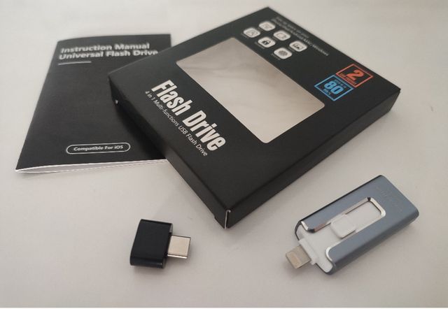 Pendrive flash drive 4 in 1, 248 GB