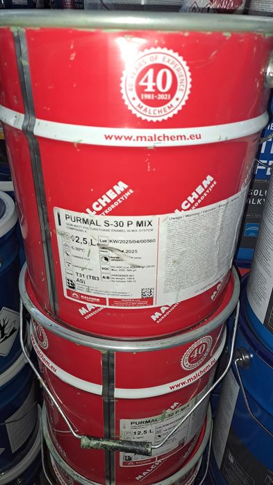 Nowy Purmal S-30P RAL 6021 15,3L z utwardzaczem
