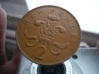 Moneta Elizabeth 2 New Pence. 1971 rok.