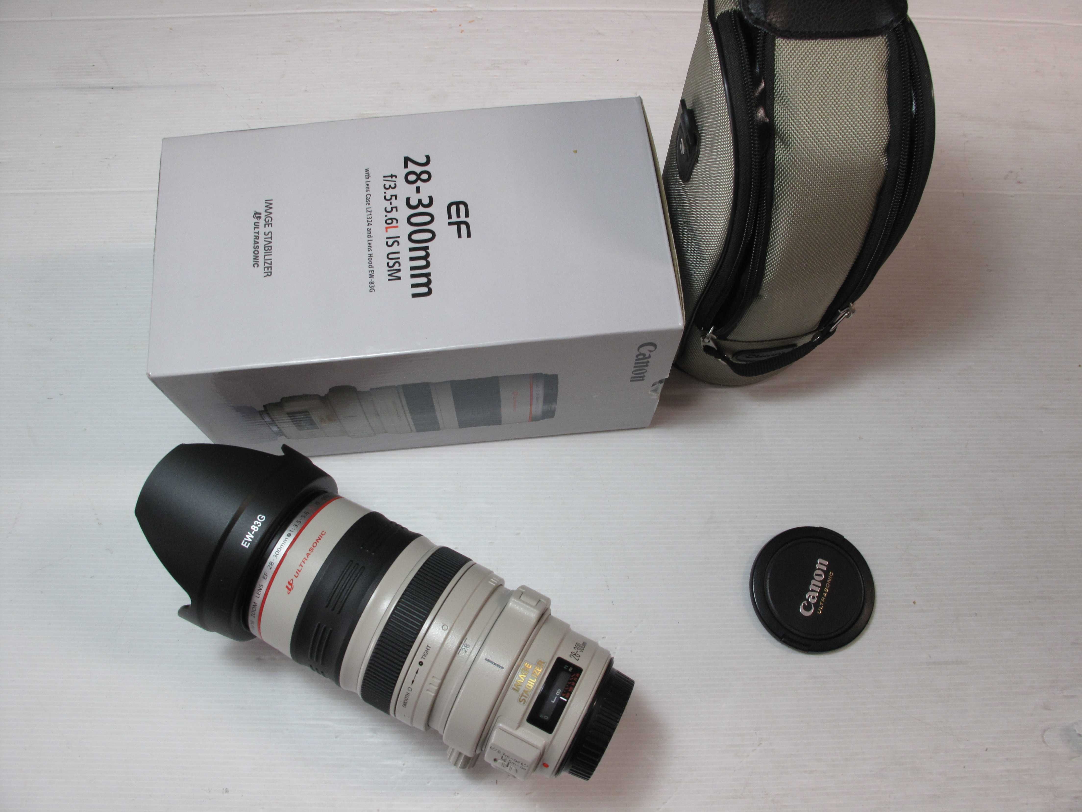 Canon 28-300 L IS tudo original na Caixa estado NOVO-Ver fotos