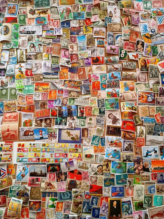 Znaczki pocztowe CAŁY ŚWIAT 100szt + 10szt GRATIS